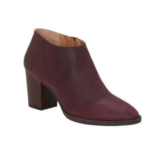 Lucky Brand Shoes - Lucky Brand Pamira Heeled Bootie Sugar Red NWOB 12